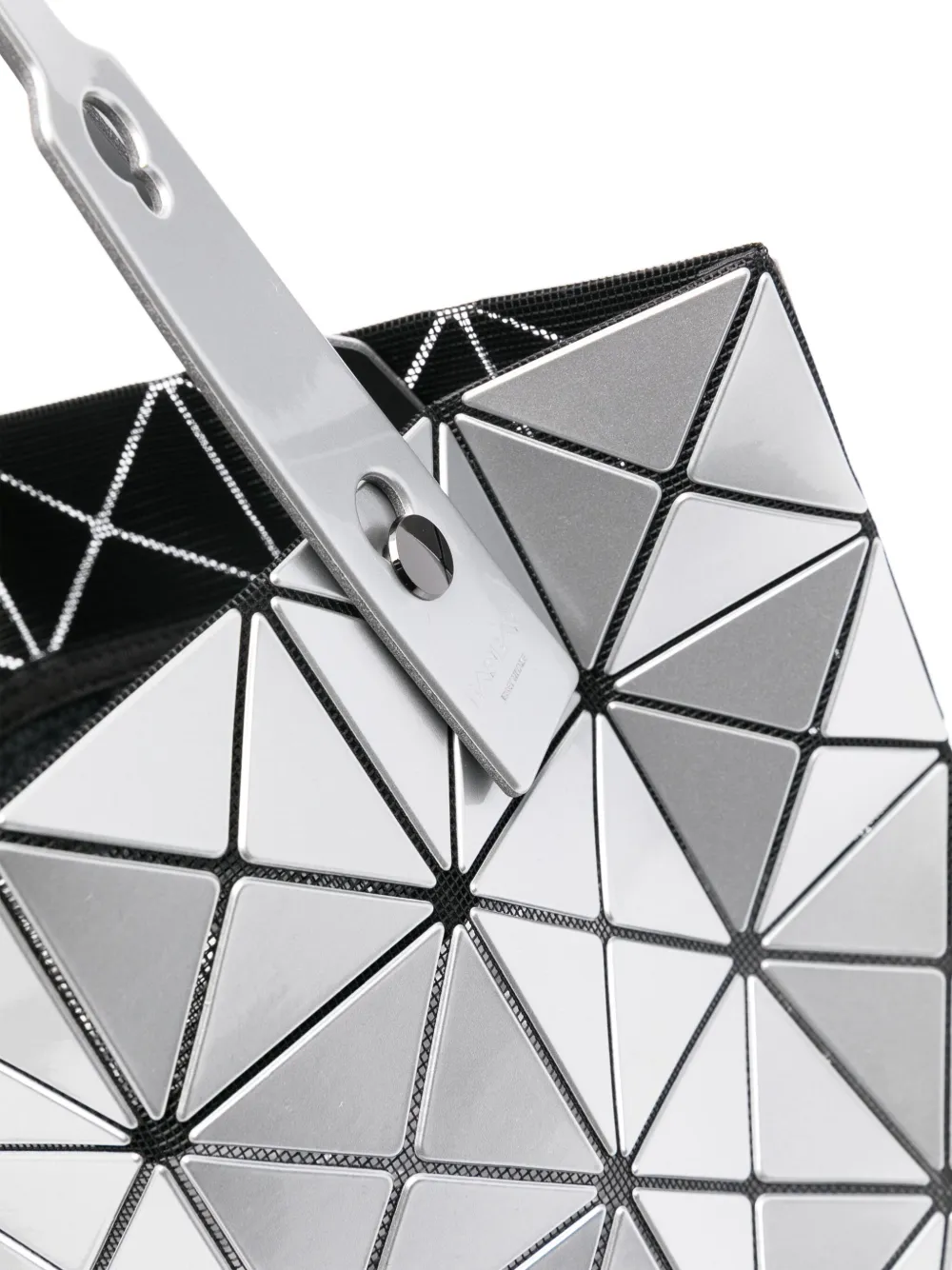 Shop Bao Bao Issey Miyake Lucent Gloss Tote Bag In Silver