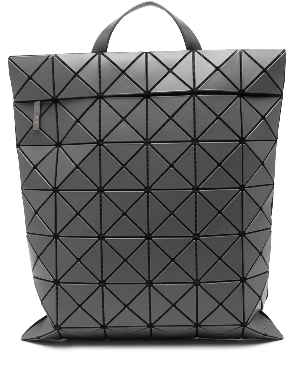 geometric-panelled backpack