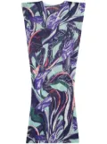 Pleats Please Issey Miyake Tardivo plissé midi dress - Blue