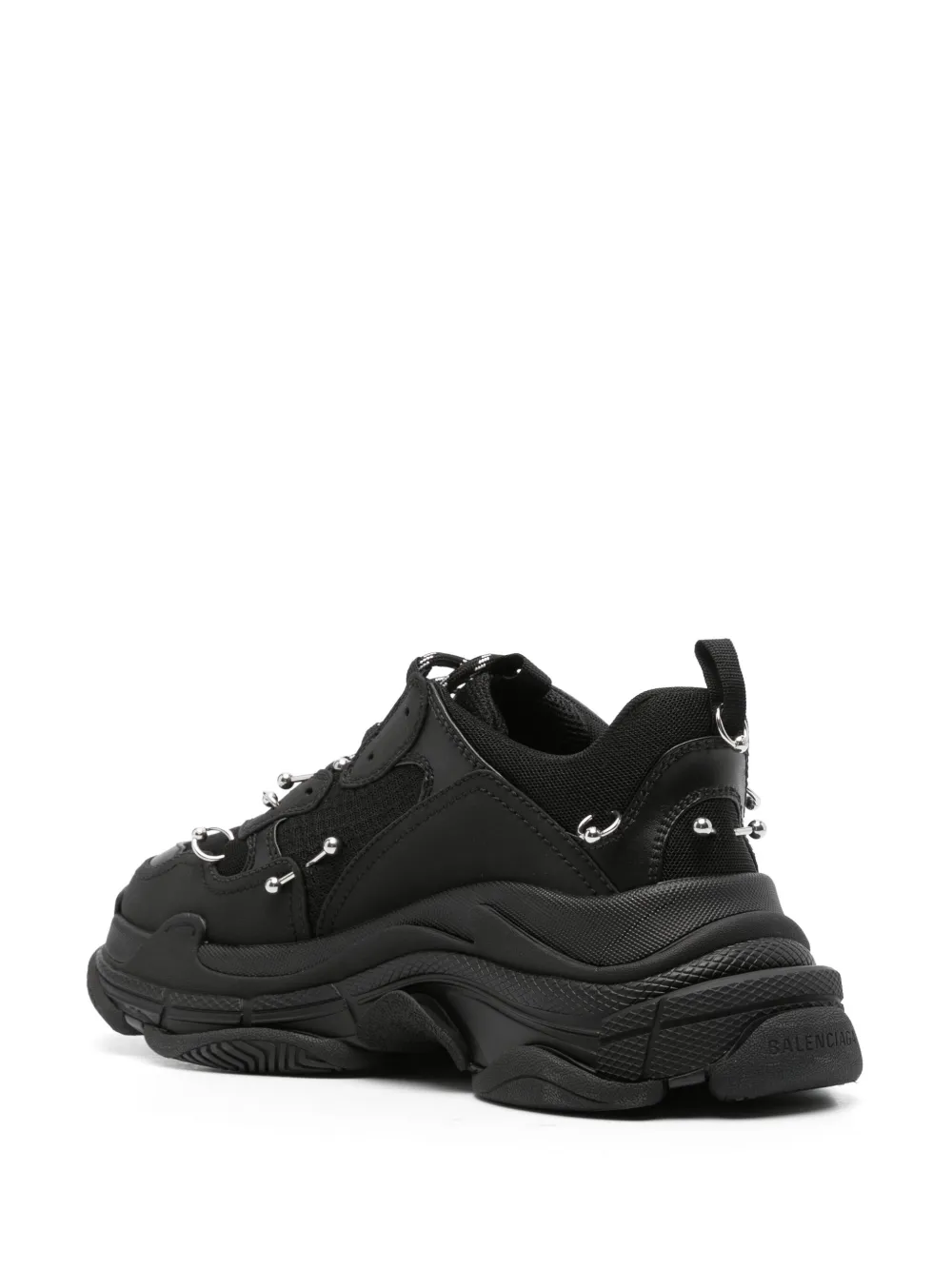 Balenciaga triple s all black fake best sale