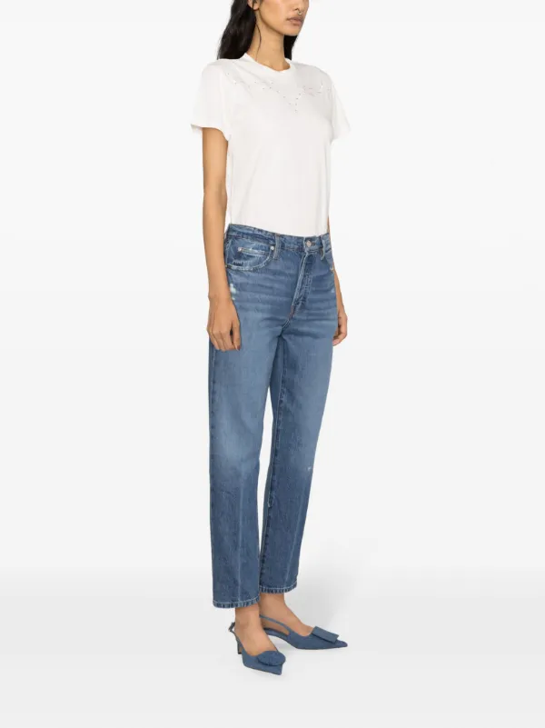 FRAME Le Mec mid-rise Boyfriend Jeans | Blue | FARFETCH