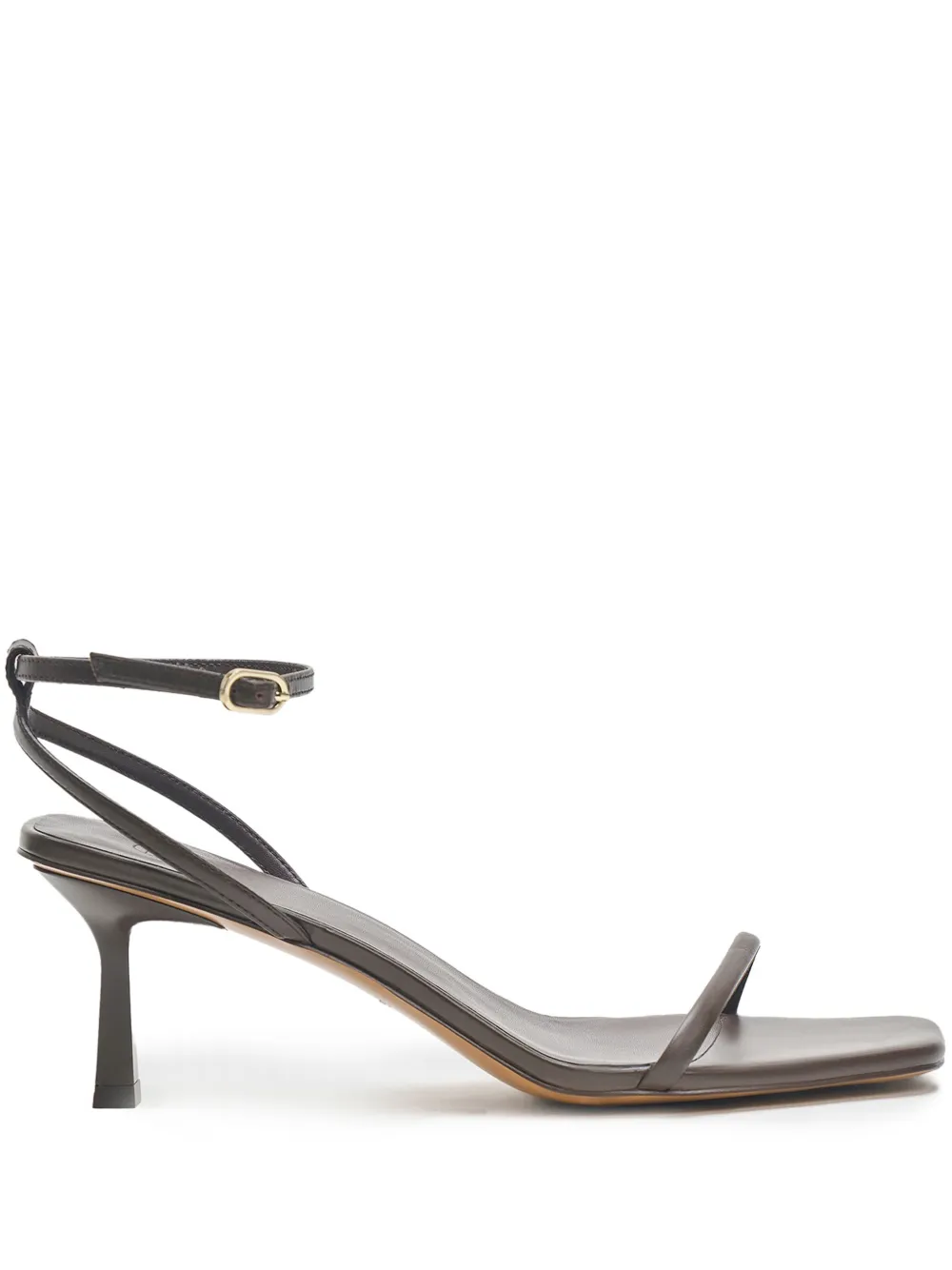 12 STOREEZ buckled 60mm leather sandals | Brown | Image 1