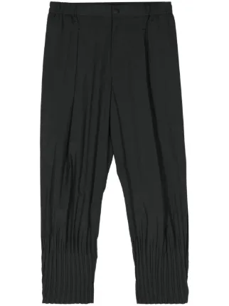 Homme Plissé Issey Miyake Cascade ミッドライズ クロップドパンツ 
