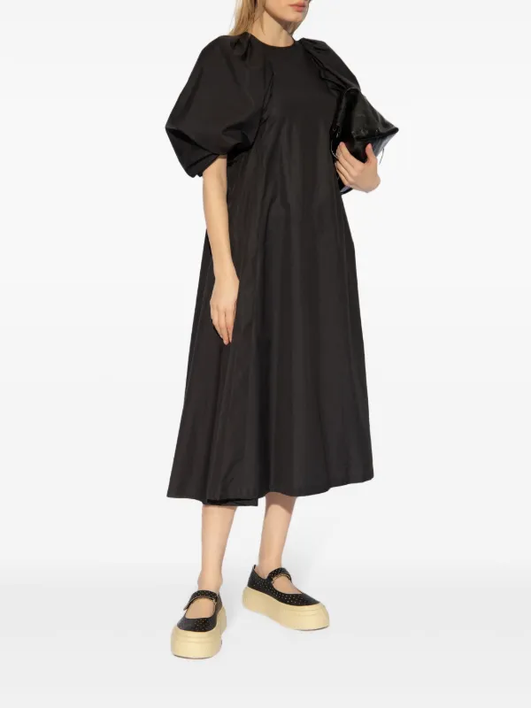 Noir Kei Ninomiya パフスリーブ ドレス | ブラック | FARFETCH JP