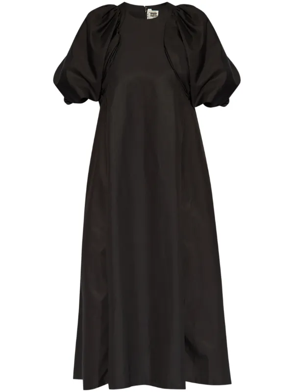 noir kei ninomiya パフスリーブシャツ- BLACK- noir kei ninomiya(ノワールケイニノミヤ) パフスリーブブラウス