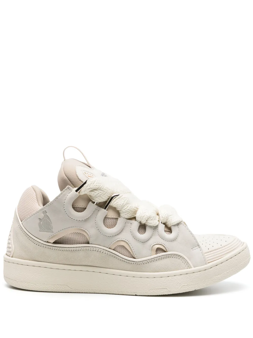 Curb leather sneakers