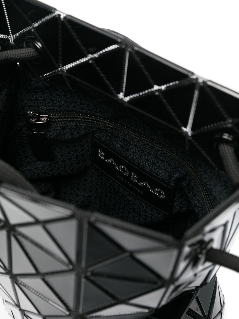 Shop Bao Bao Issey Miyake Wring Geometric-panelled Bucket Bag In Black