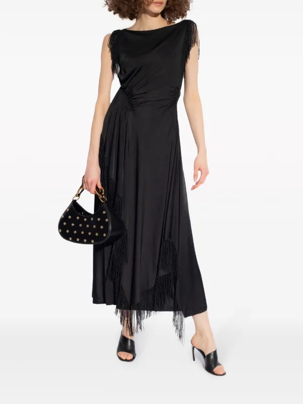 【関税&送料込】Lanvin Midi Dress Robe Midi En Charmeuse | Lanvin