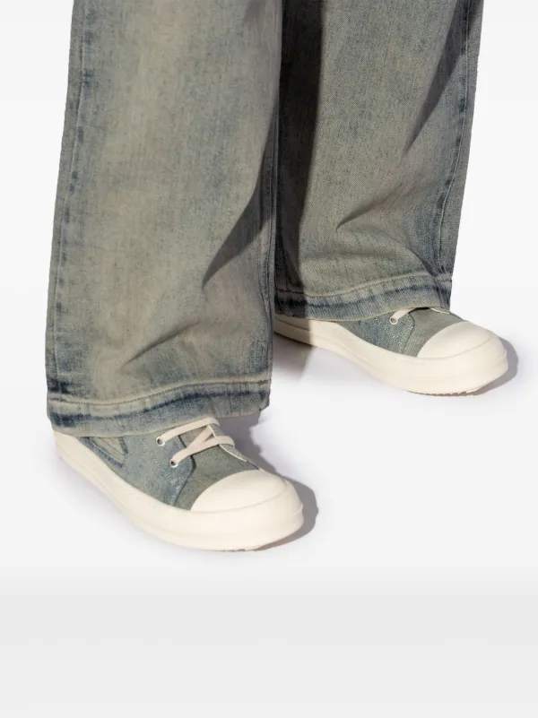 Rick Owens DRKSHDW ダメージ スニーカー | ブルー | FARFETCH JP
