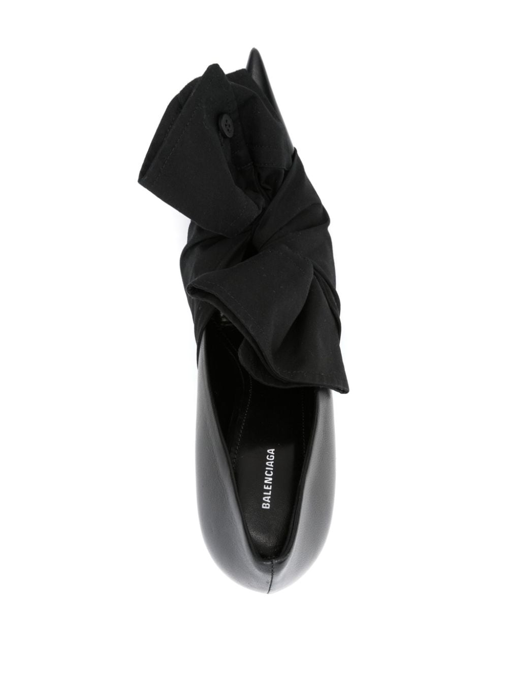 Shop Balenciaga 105mm Knot-detailed Leather Pumps In Black