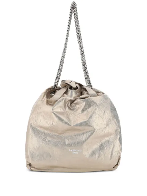 Balenciaga Bolsa tote Crush metálica