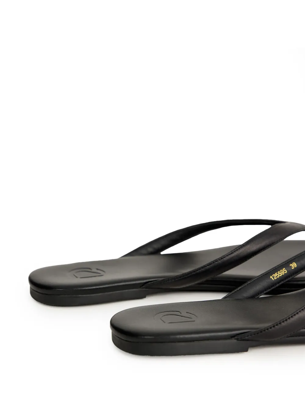 12 STOREEZ Leather Thong Flip Flops from 12 STOREEZ