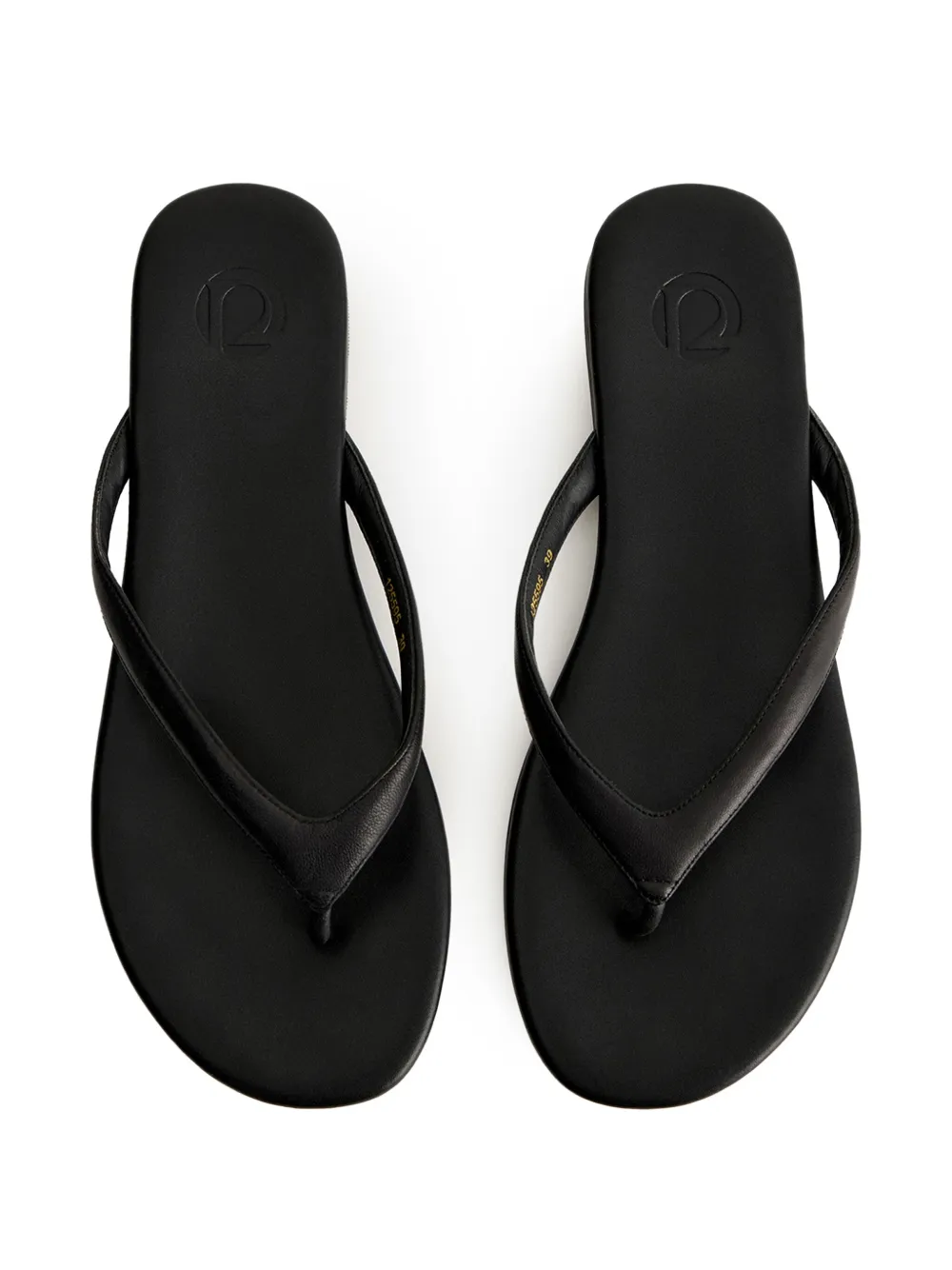 12 STOREEZ Leather Thong Flip Flops from 12 STOREEZ