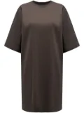 12 STOREEZ mercurised-cotton T-shirt dress - Brown