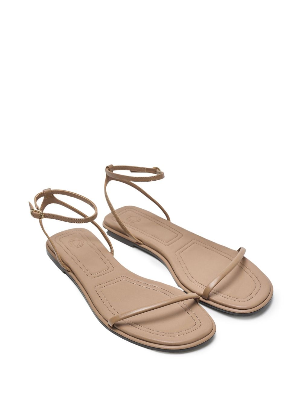 12 STOREEZ Leren sandalen - Beige