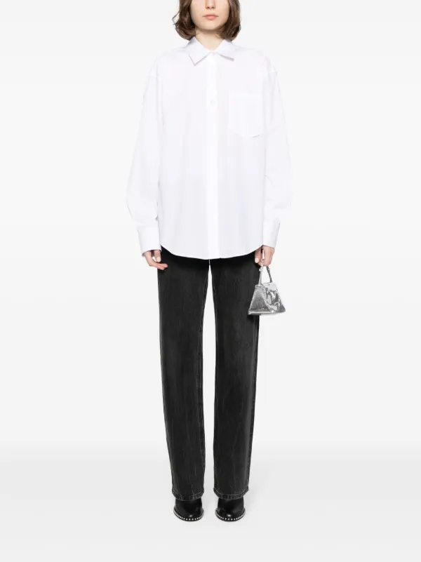 Alexander Wang オーバーサイズ シャツ | ホワイト | FARFETCH JP