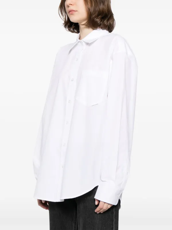 Alexander Wang オーバーサイズ シャツ | ホワイト | FARFETCH JP