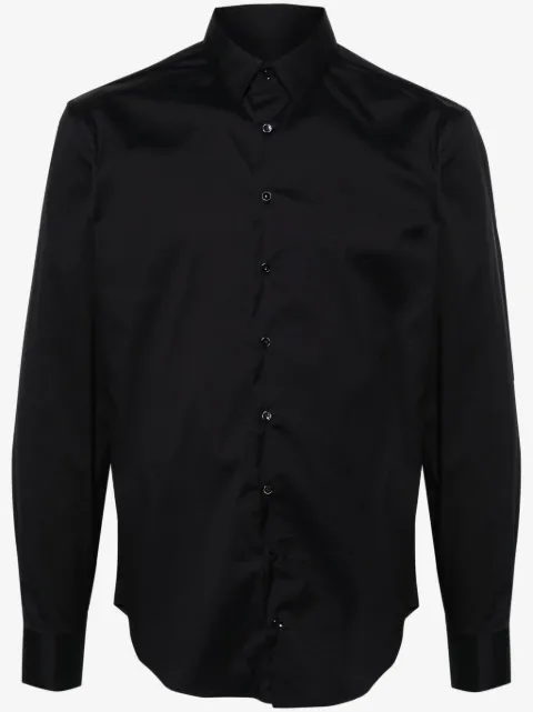 Giorgio Armani classic-collar poplin shirt