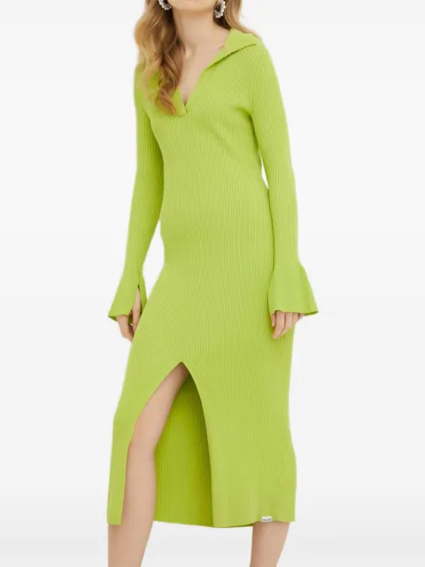 HUGO split midi dress