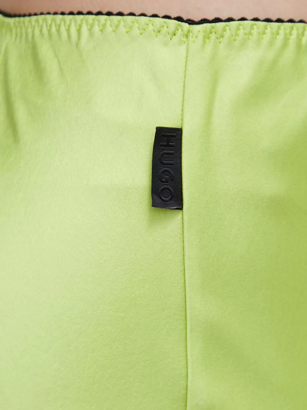 Hugo Boss Slit Midi Skirt In Green