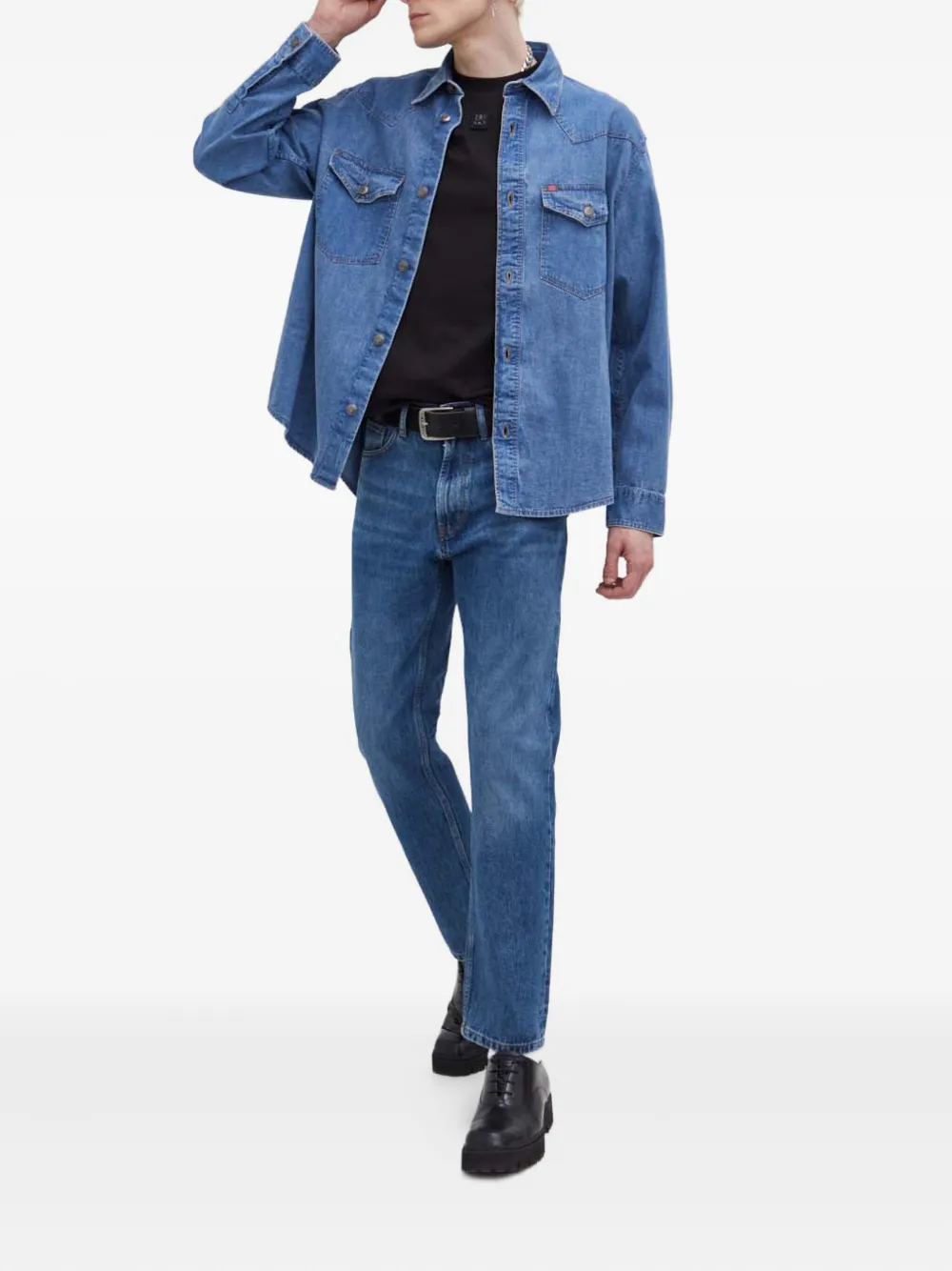 HUGO pocket button-up shirt | Image 2