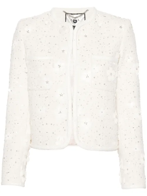 Veste à applique fleur - NISSA - Modalova