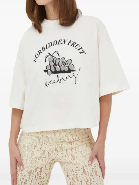 Iceberg playera con estampado gráfico