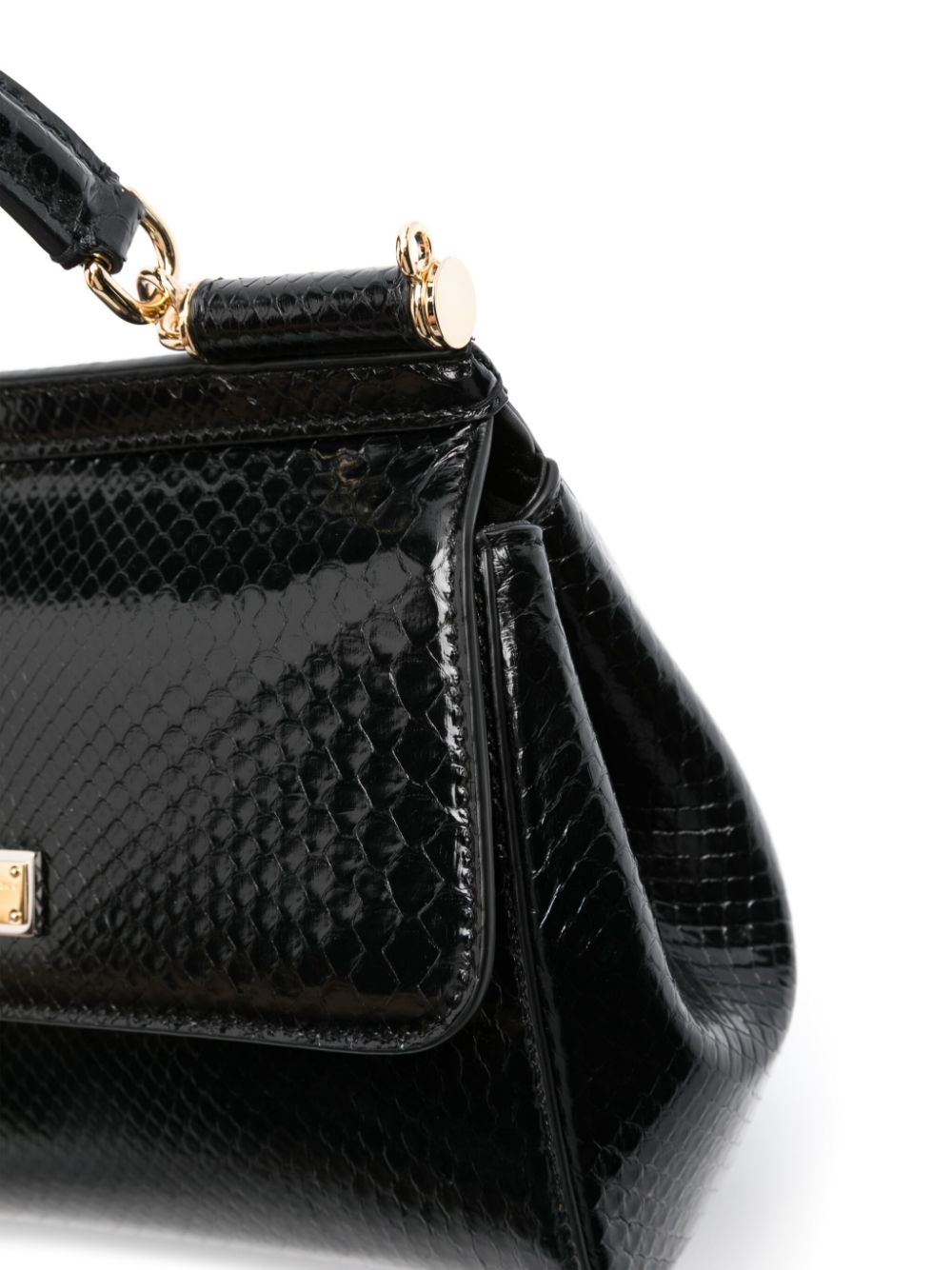 Shop Dolce & Gabbana Medium Sicily Tote Bag In Black