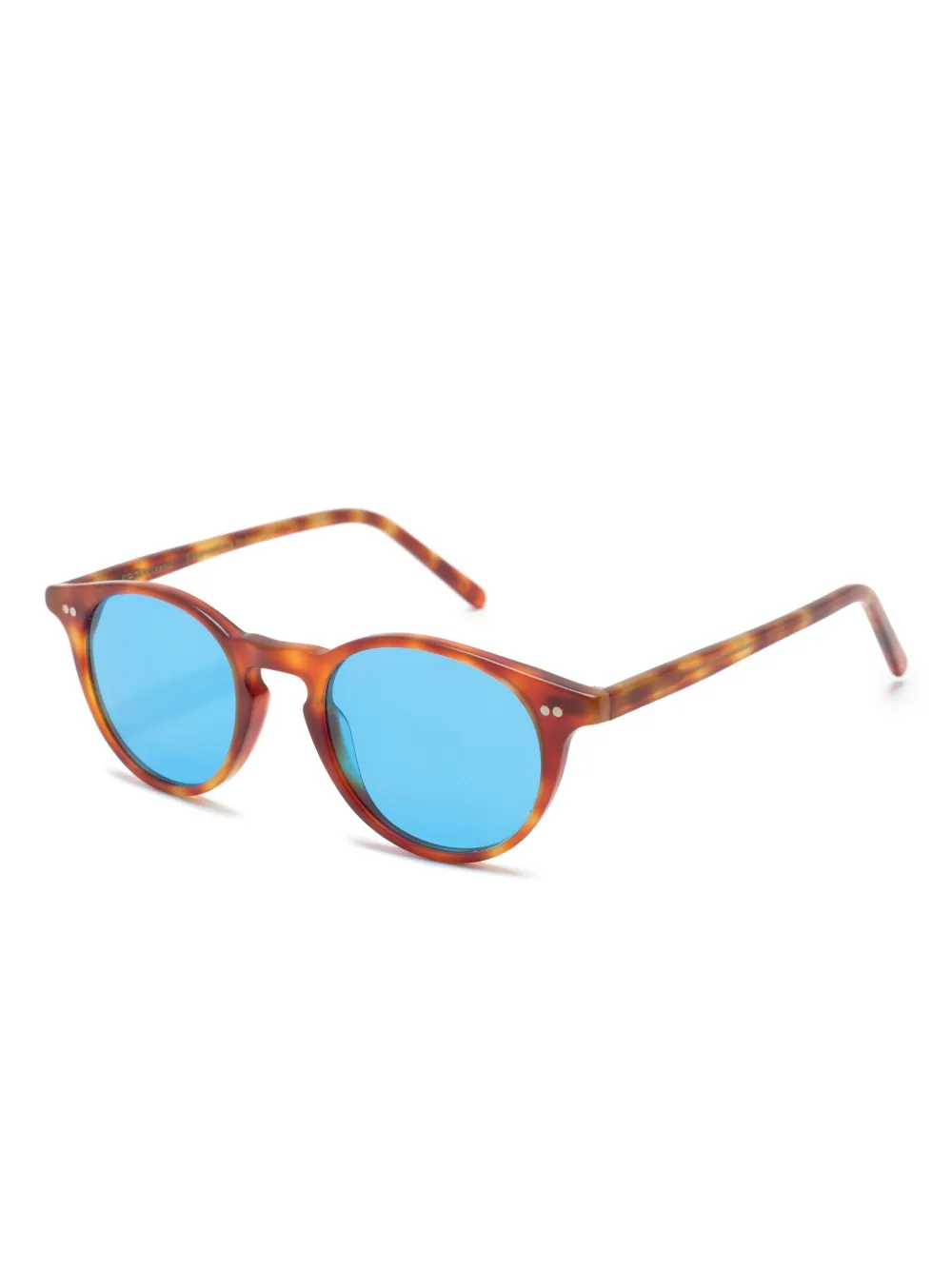 Shop Epos Efesto3 Round-frame Sunglasses In Brown