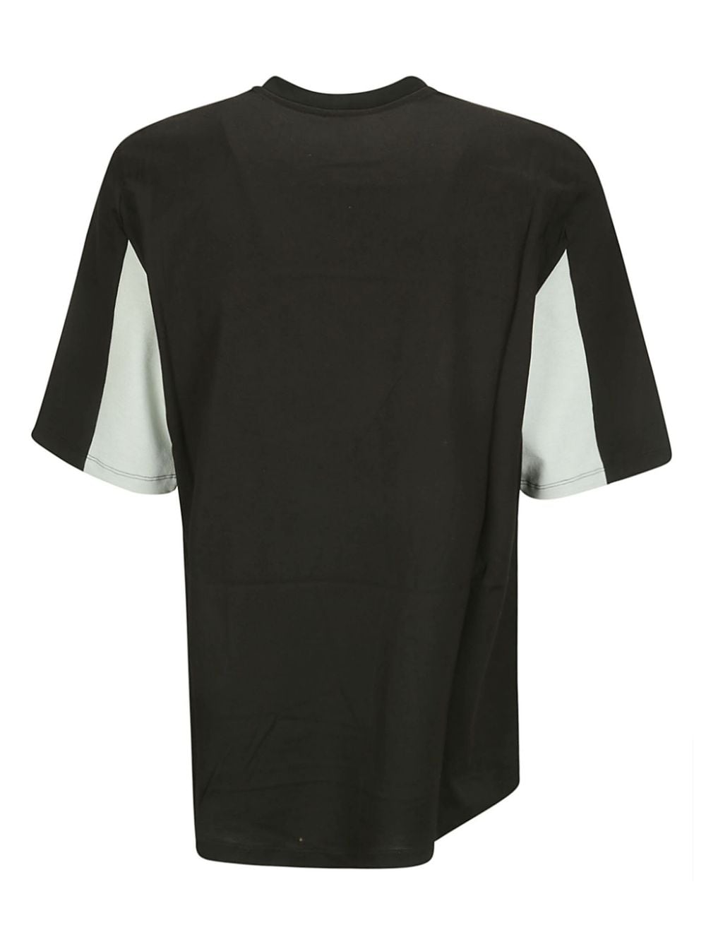 Shop Gr10k Contrasting Detailed T-shirt In Schwarz