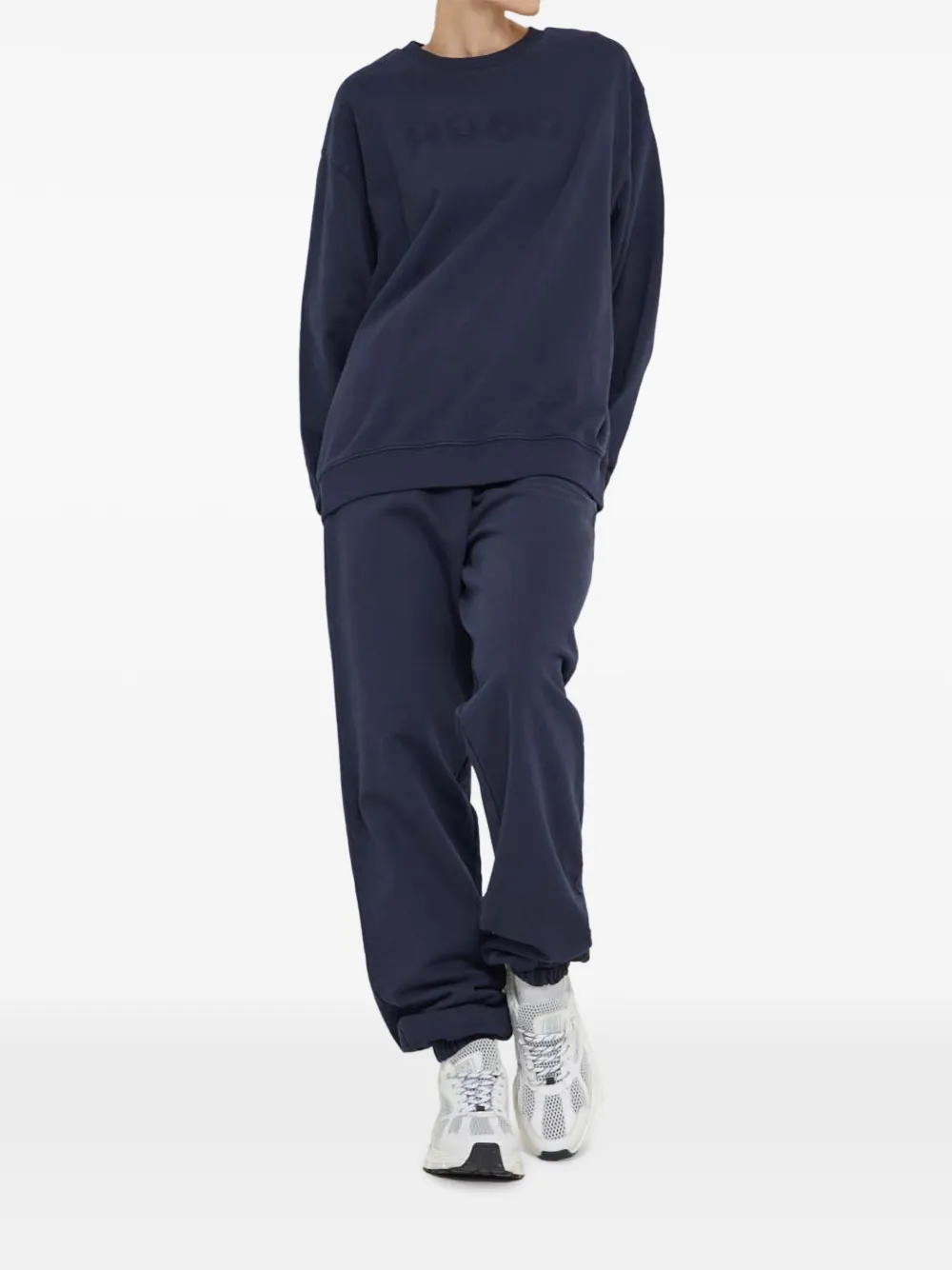 HUGO logo crew-neck sweatshirt | Blue | Image 1