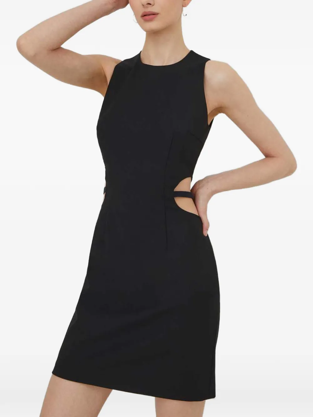 HUGO Abito corto con cut-out - Nero