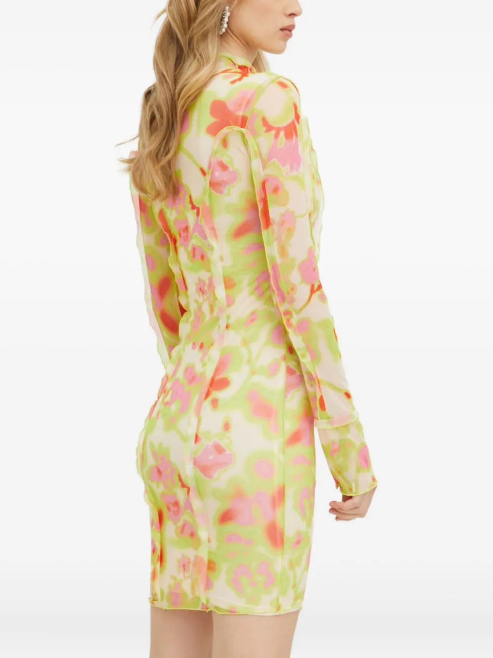 HUGO Mini-jurk met lange mouwen Beige