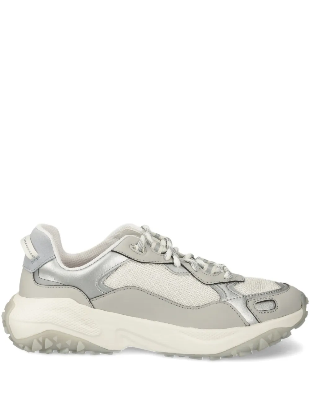 HUGO Go1st sneakers met mesh vlakken Grijs