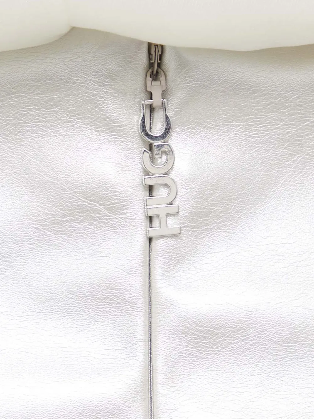 HUGO Mini-rok met vlakken Zilver