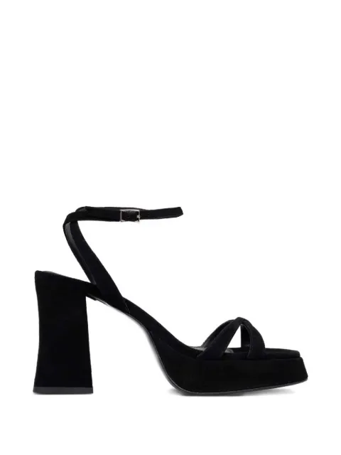 HUGO suede heeled sandals