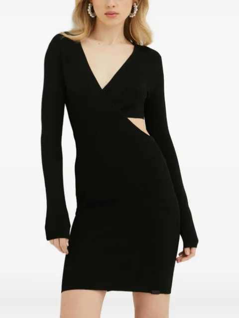 HUGO cut-out long-sleeve mini dress