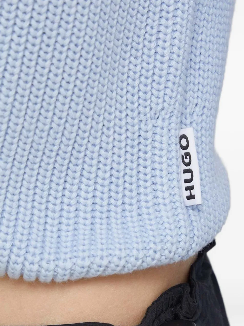 HUGO Trui met U-hals Blauw