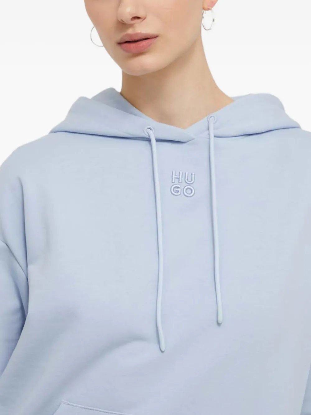 HUGO Delfinia hoodie met logo Blauw