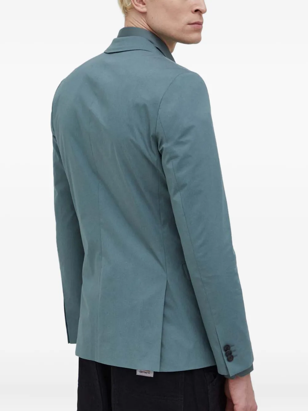 Hugo Boss Button Blazer In Blue