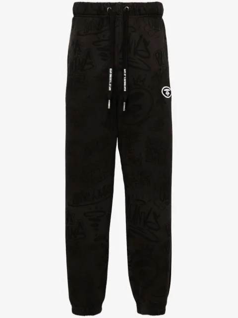 AAPE BY *A BATHING APE® graphic-print drawstring track pants 