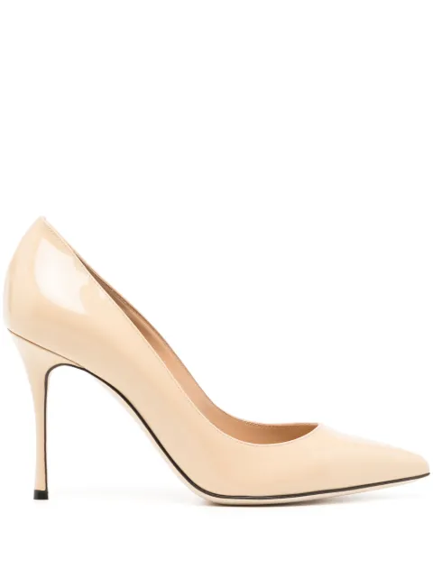 Sergio Rossi Godiva 90mm leather pumps 
