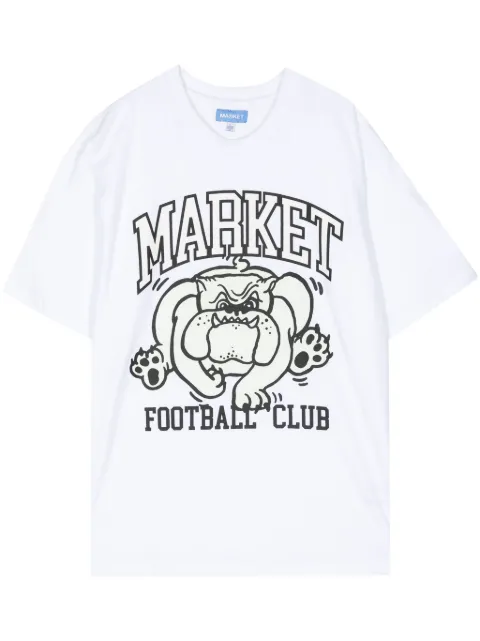 MARKET Offensive Line UV cotton T-shirt