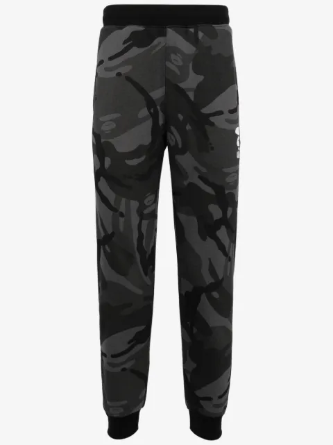 AAPE BY *A BATHING APE® camouflage-print tapered track pants