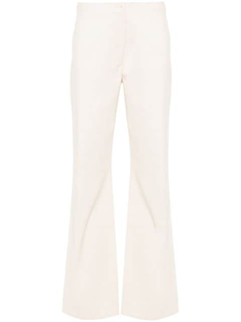 OUR LEGACY Biker high-waist straight trousers