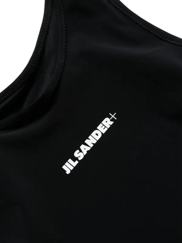 Jil Sander ロゴ ワンピース水着 | ブラック | FARFETCH JP