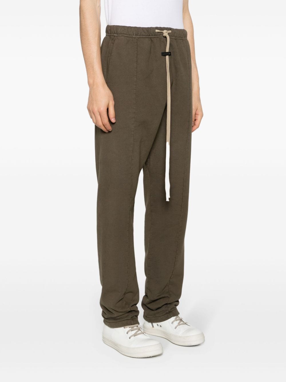 Shop Fear Of God Forum Mid-rise Track Pants In Green