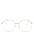 Isabel Marant Eyewear stainless-steel geometric-frame glasses - Gold