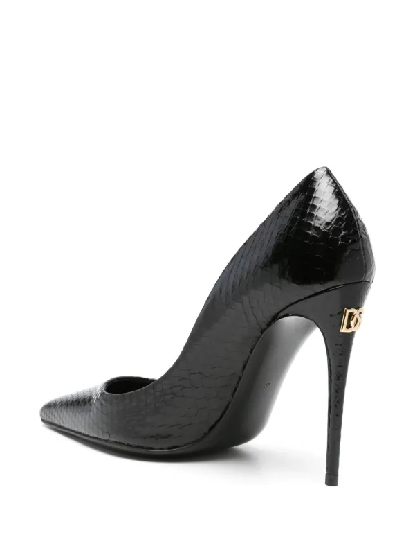 Dolce & Gabbana レザーパンプス | ブラック | FARFETCH JP