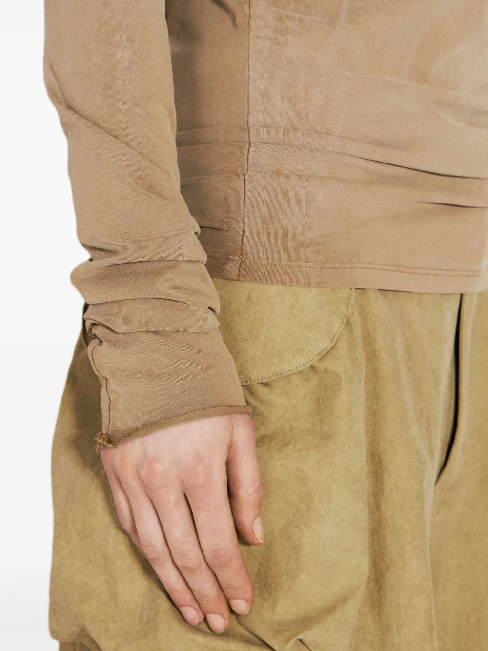 Entire Studios Stretch-design T-shirt In Neutrals